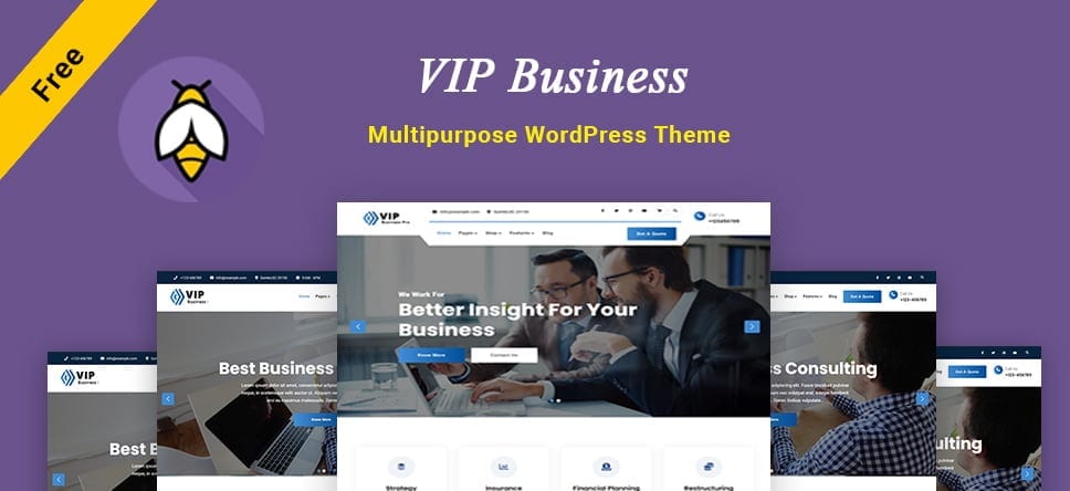VIP Business WordPress Theme is Now Live on WordPress.org