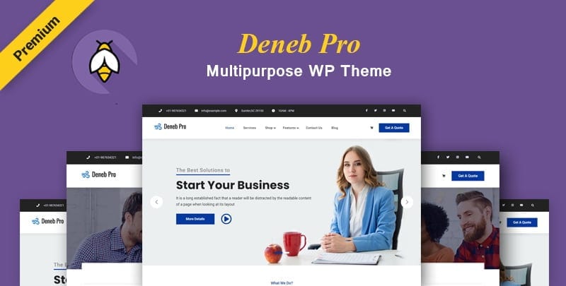 Deneb Pro- Modern Multipurpose WordPress Theme