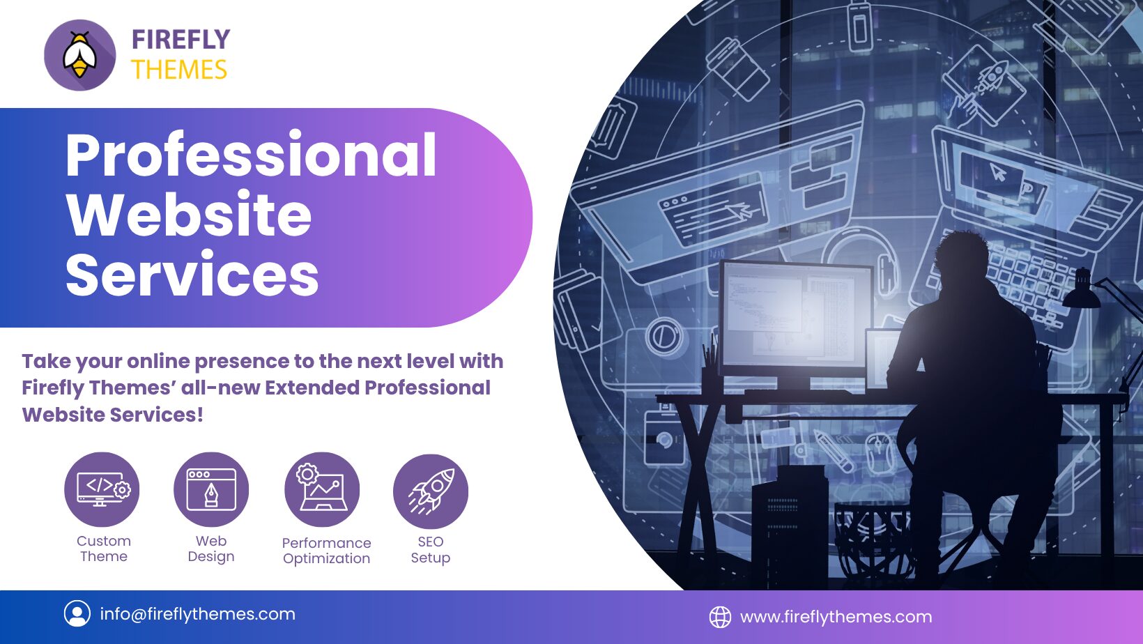 Introducing Extended Professional Website Services by Firefly Themes
